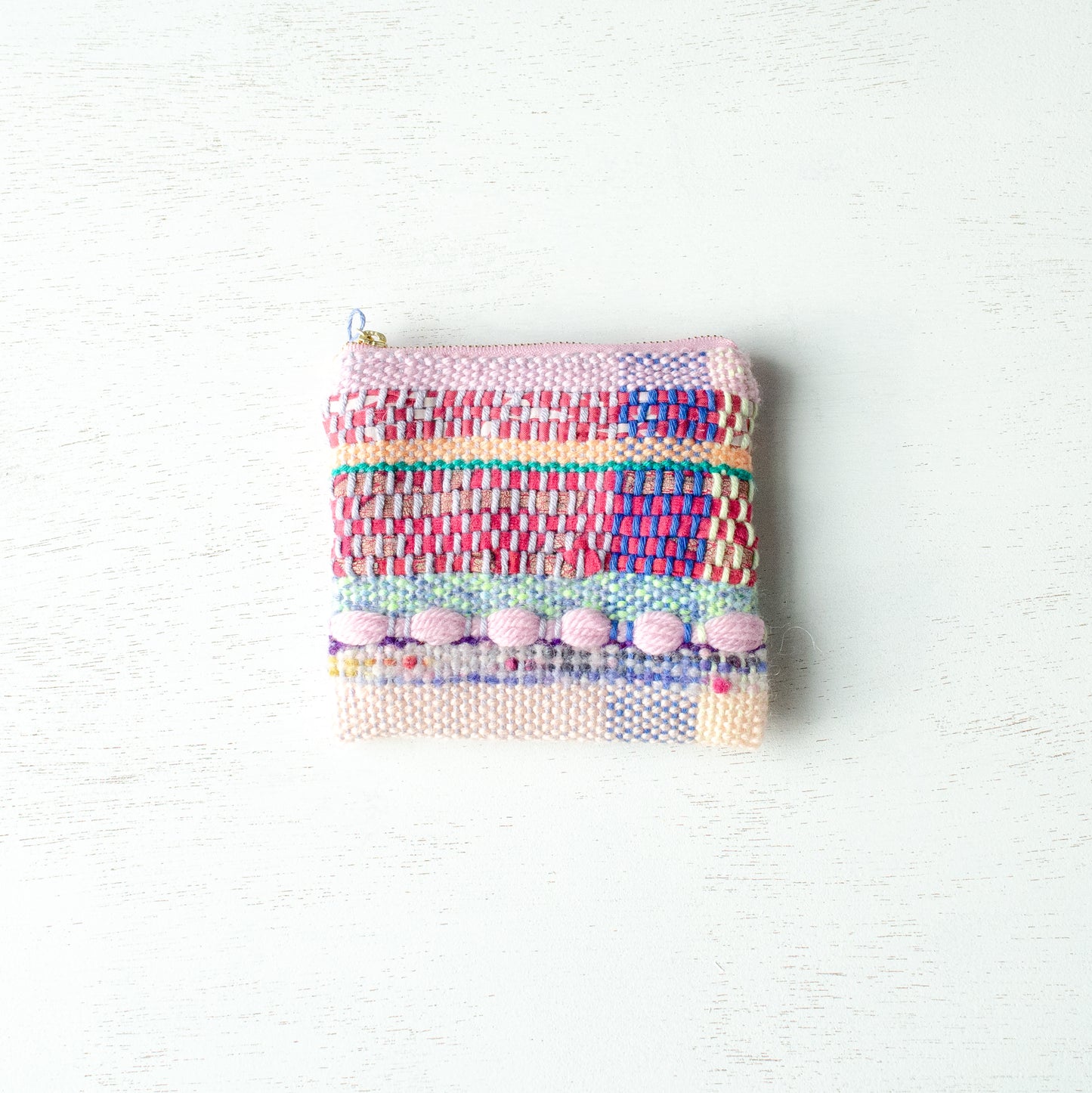 【New】裂き織りポーチ(14cm)