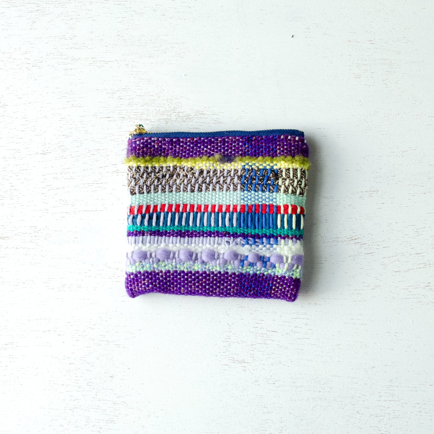 【New】裂き織りポーチ(14cm)