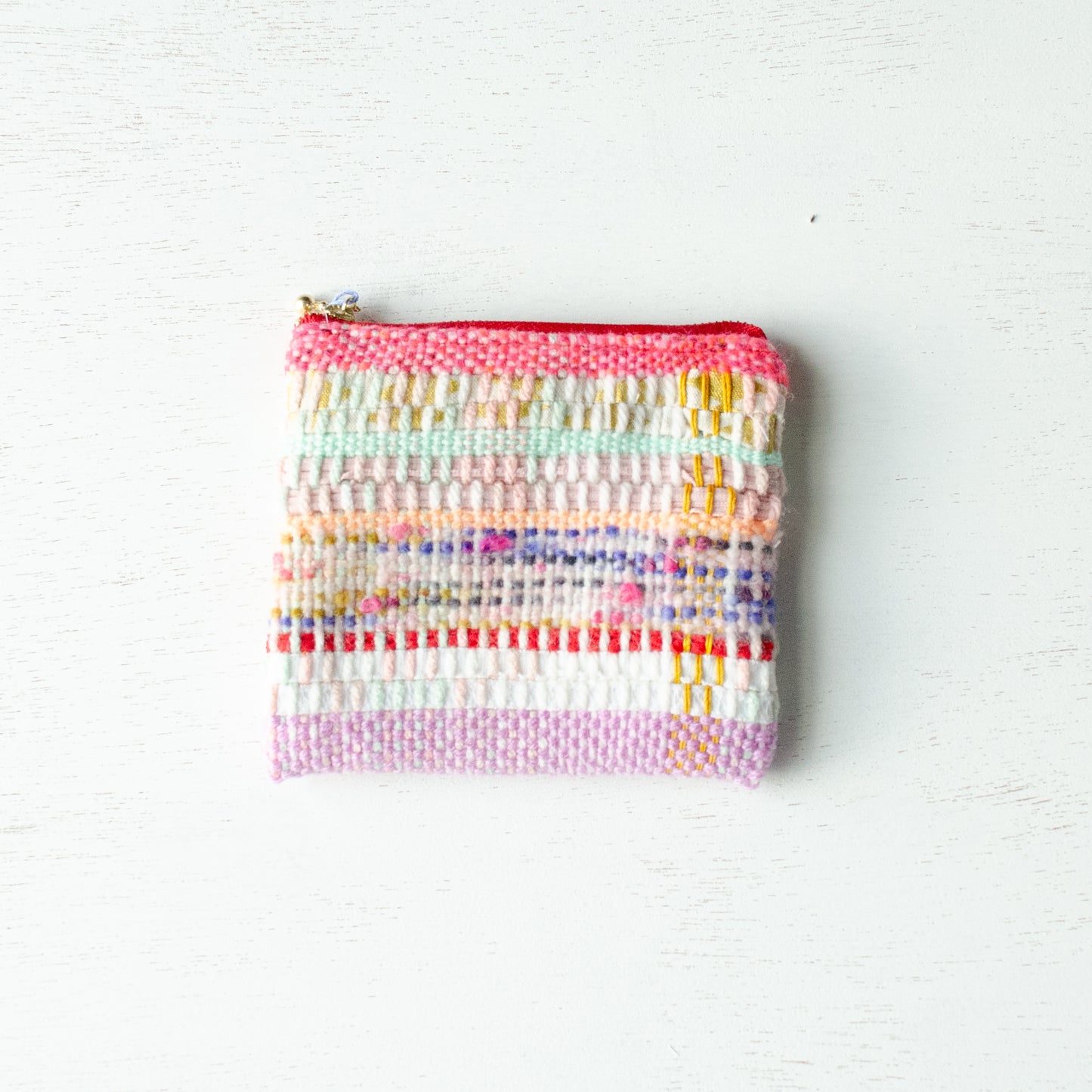 【New】裂き織りポーチ(14cm)