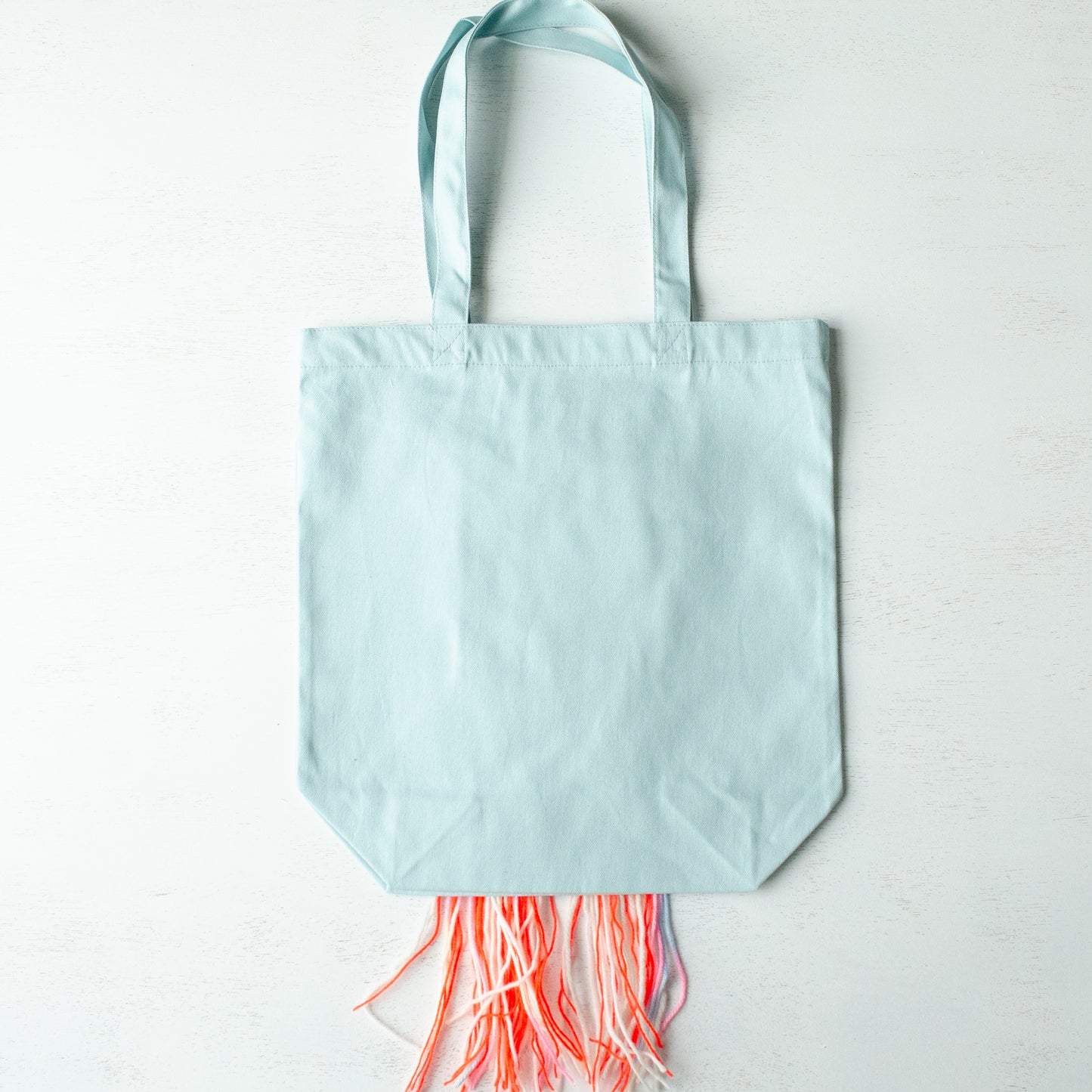 (New)裂き織りトート【ミントグリーン】