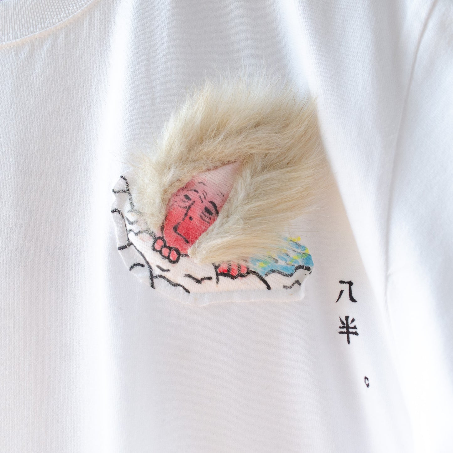 【new】八半Tシャツ(猿)