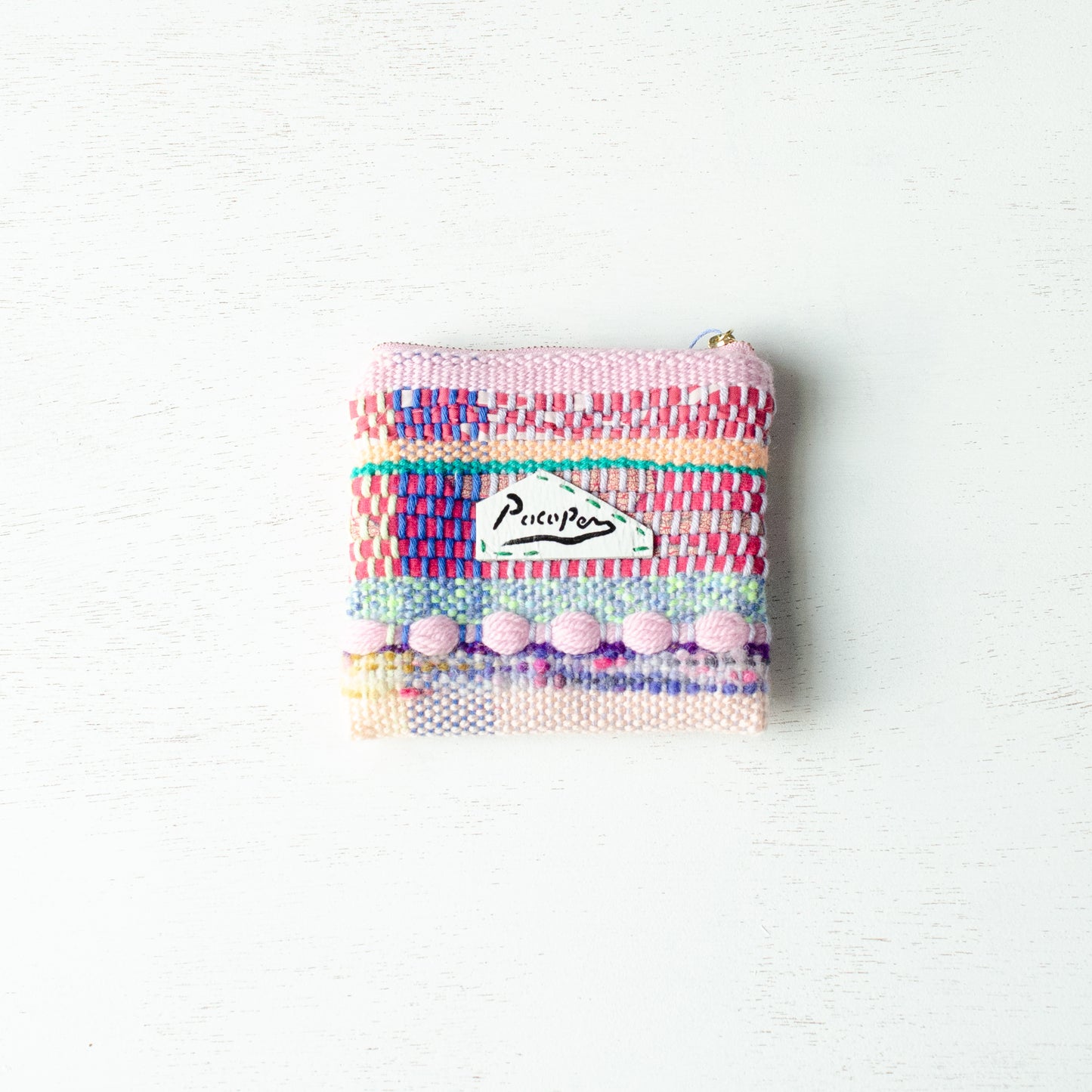 【New】裂き織りポーチ(14cm)