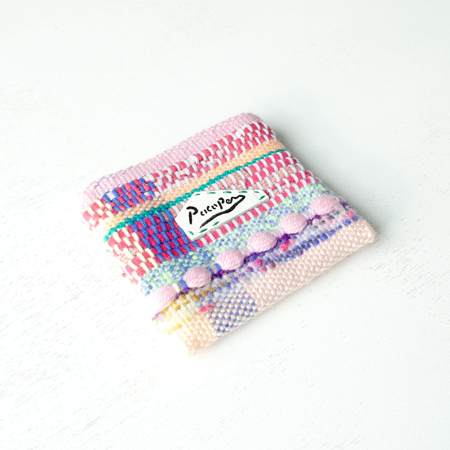 【New】裂き織りポーチ(14cm)