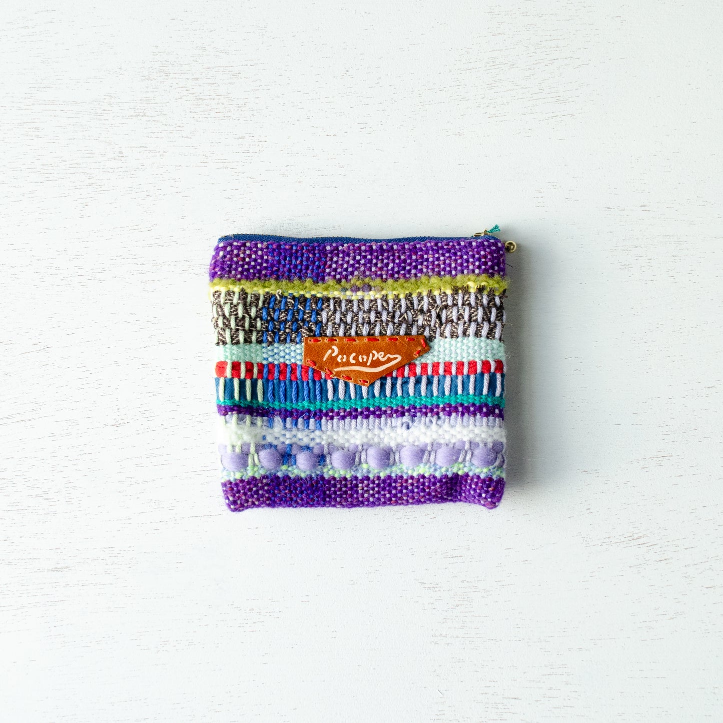 【New】裂き織りポーチ(14cm)