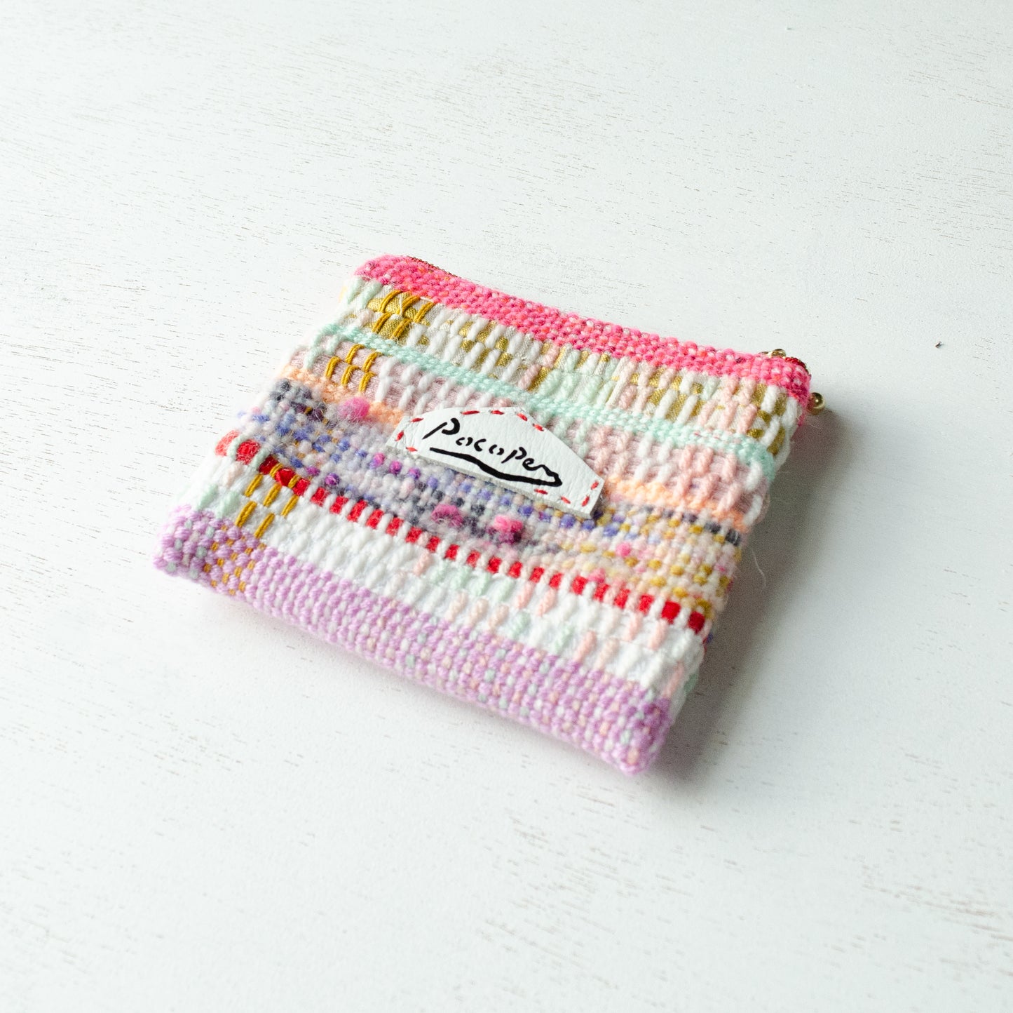 【New】裂き織りポーチ(14cm)