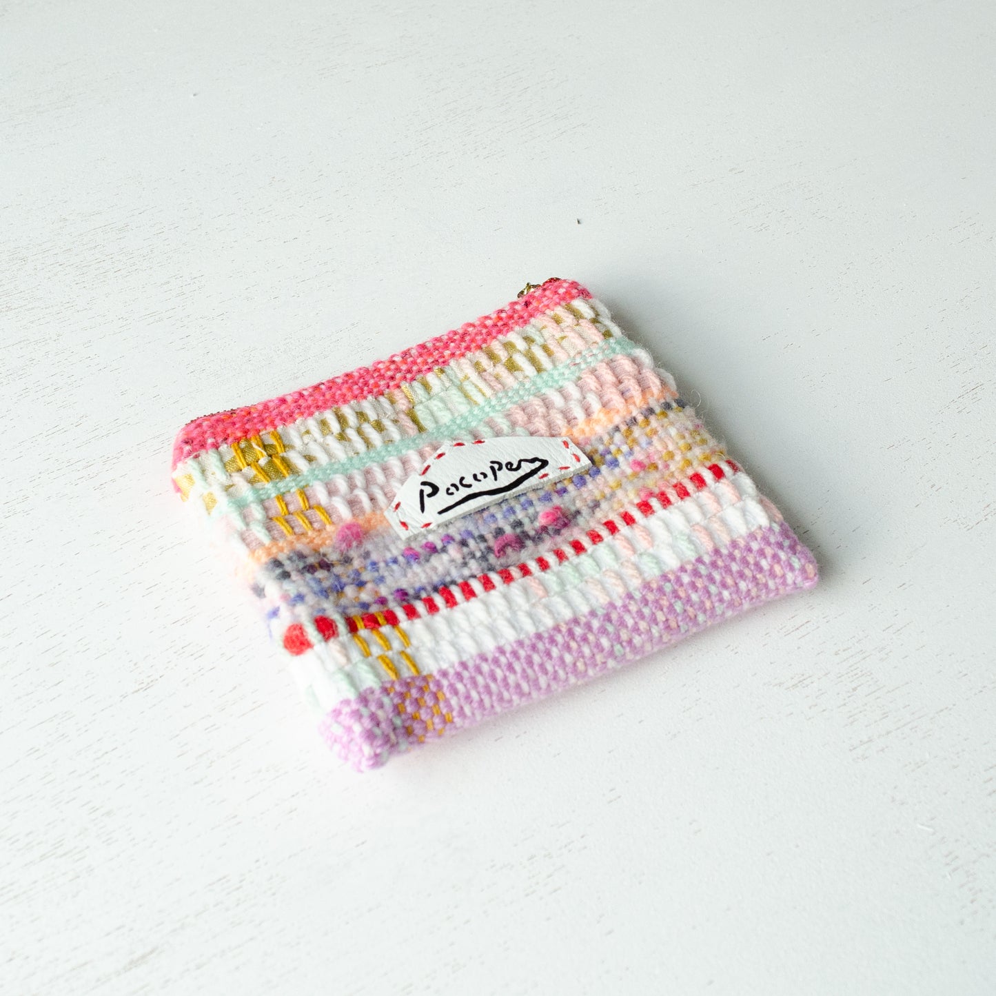 【New】裂き織りポーチ(14cm)