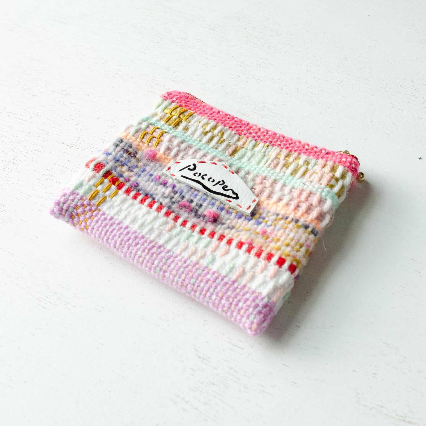 【New】裂き織りポーチ(14cm)