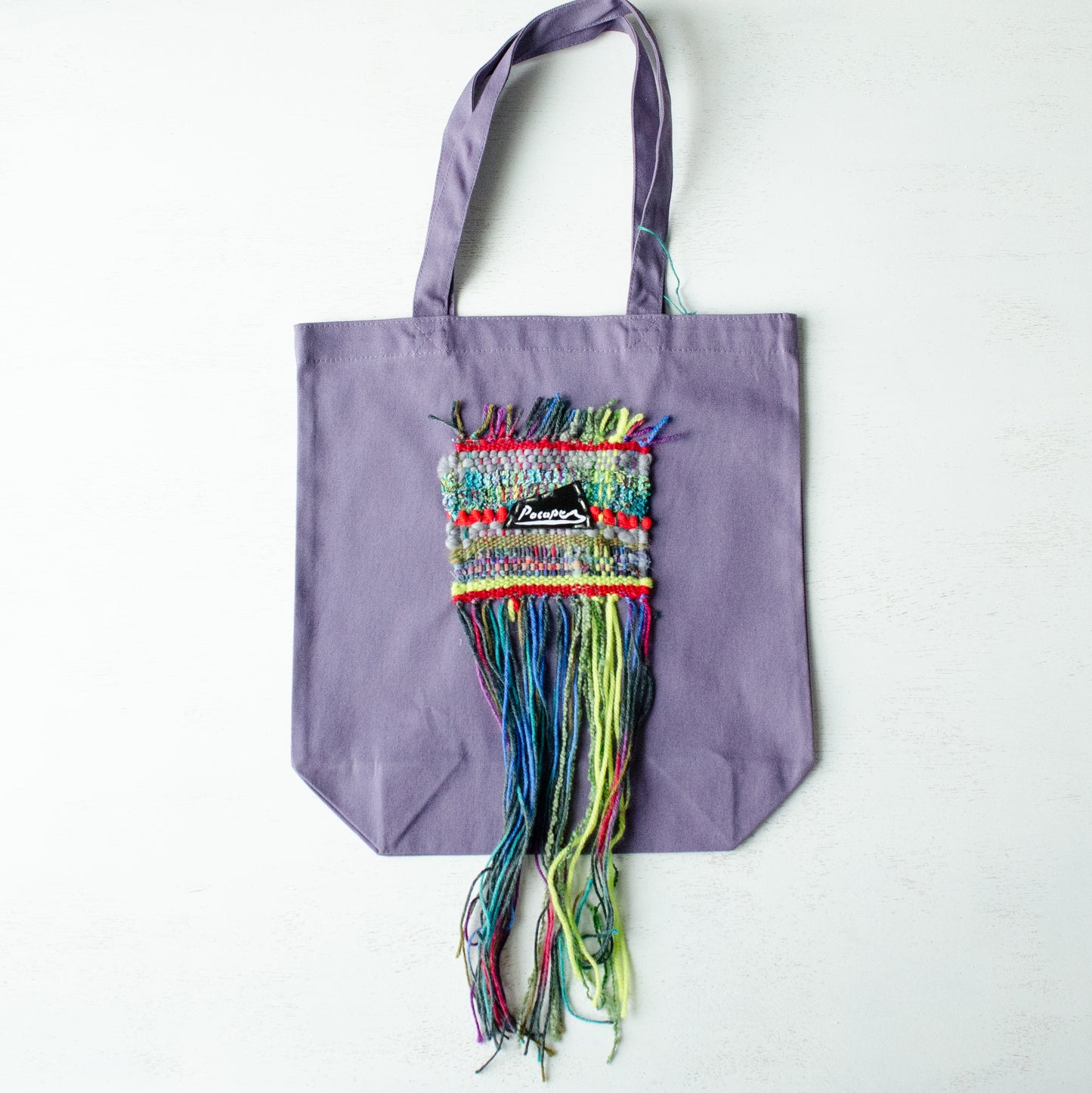 (New)裂き織りトート【ストーンパープル】