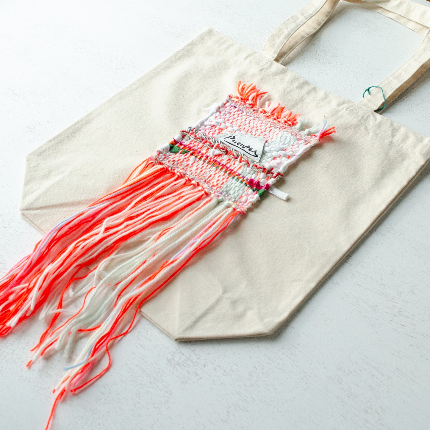 (New)裂き織りトート【ナチュラル】