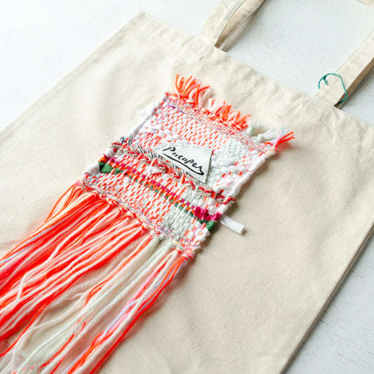 (New)裂き織りトート【ナチュラル】