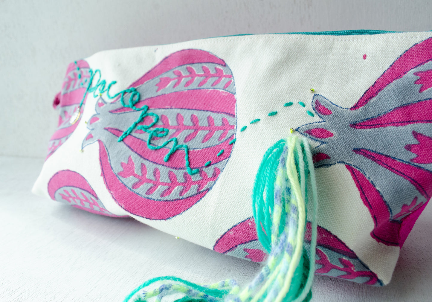 (New)横長ポシェット【赤】