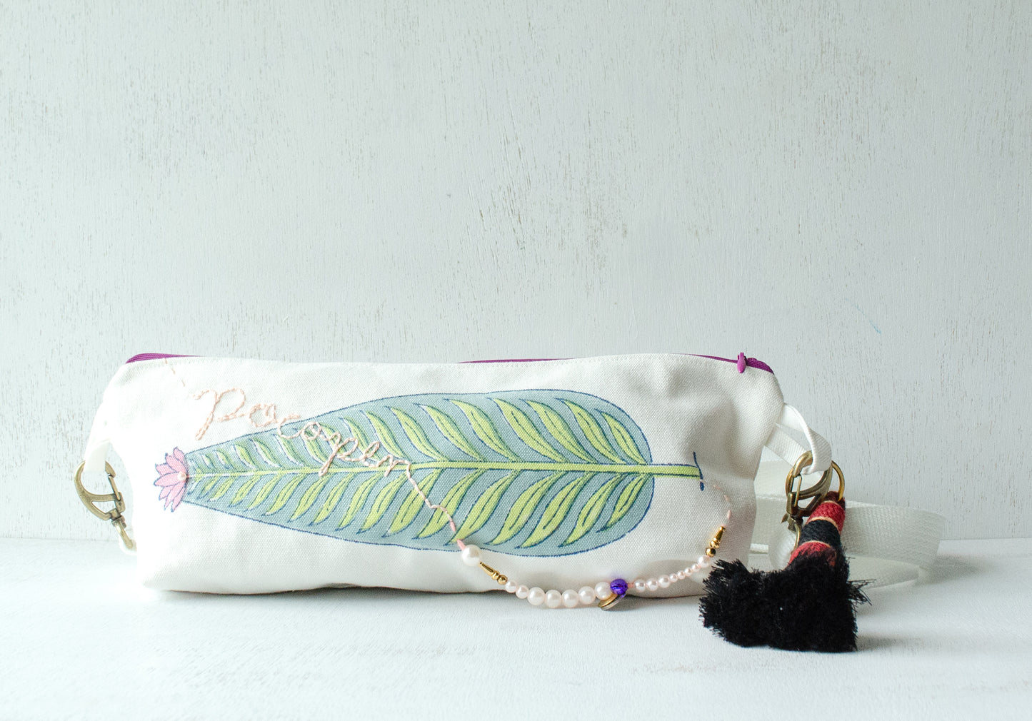 (New)横長ポシェット【紫】