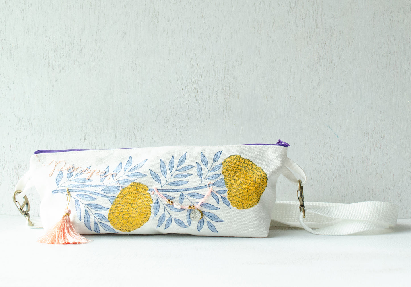 (New)横長ポシェット【マーガレット紫】