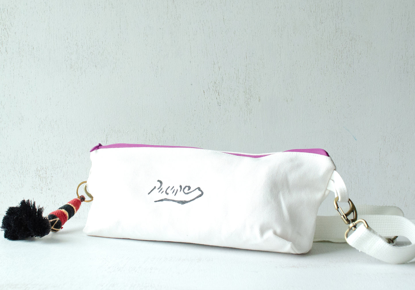 (New)横長ポシェット【紫】