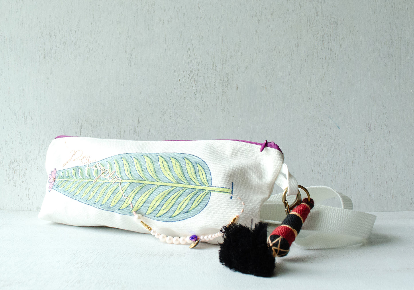 (New)横長ポシェット【紫】