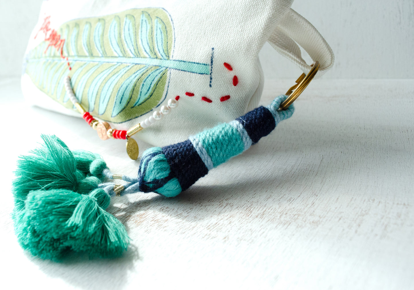 (New)横長ポシェット【青】