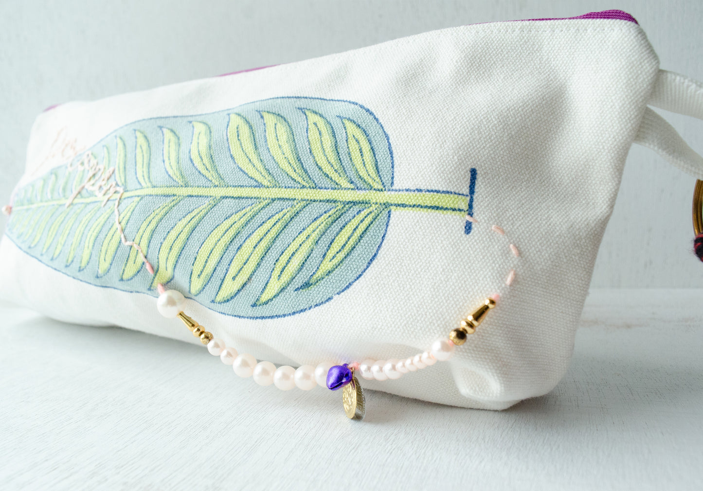 (New)横長ポシェット【紫】