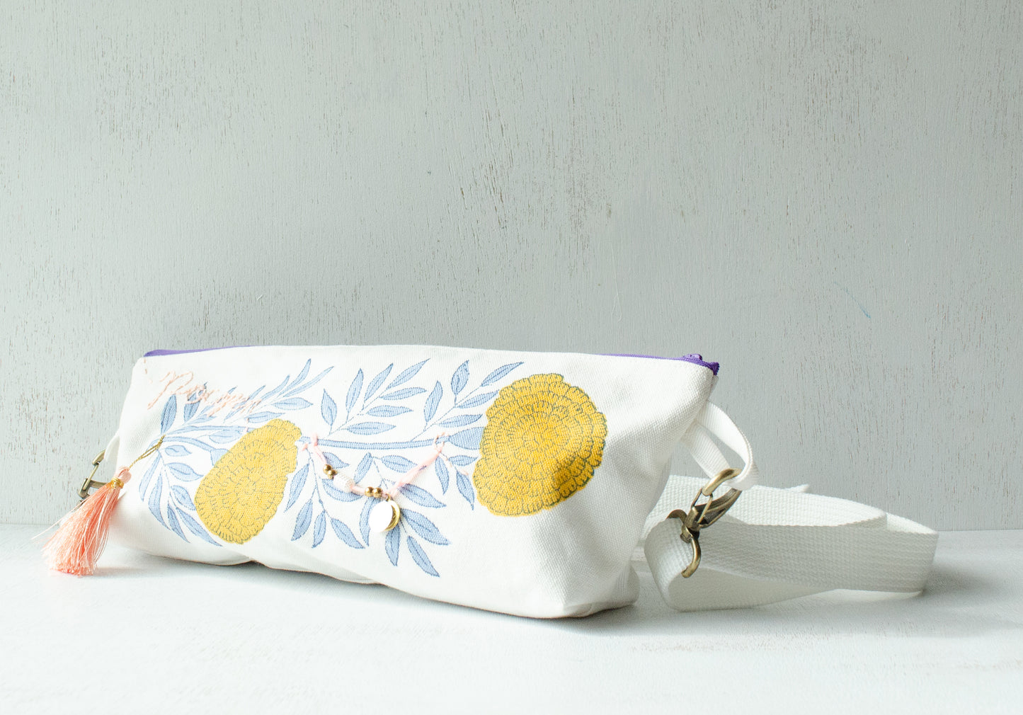 (New)横長ポシェット【マーガレット紫】