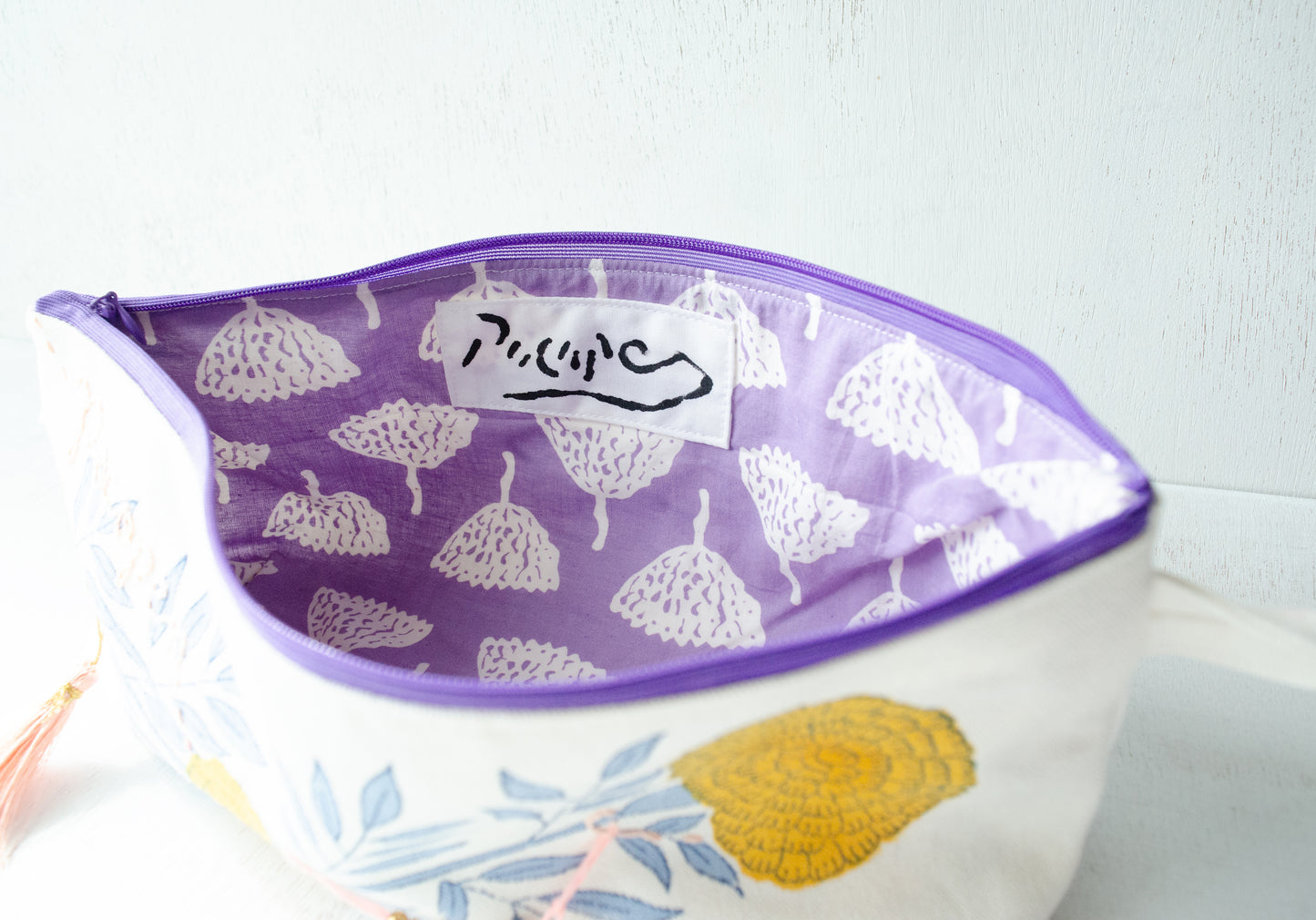 (New)横長ポシェット【マーガレット紫】