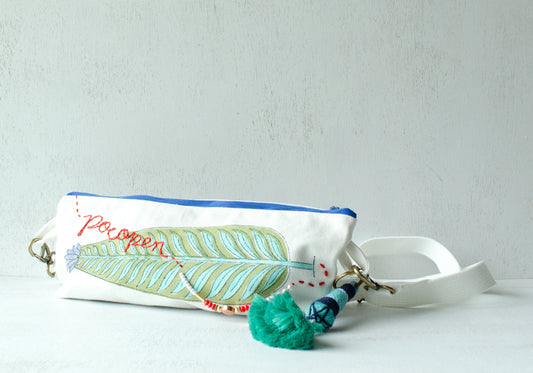 (New)横長ポシェット【青】