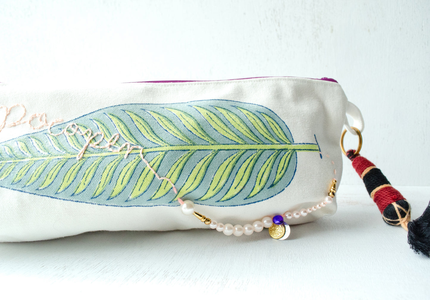 (New)横長ポシェット【紫】